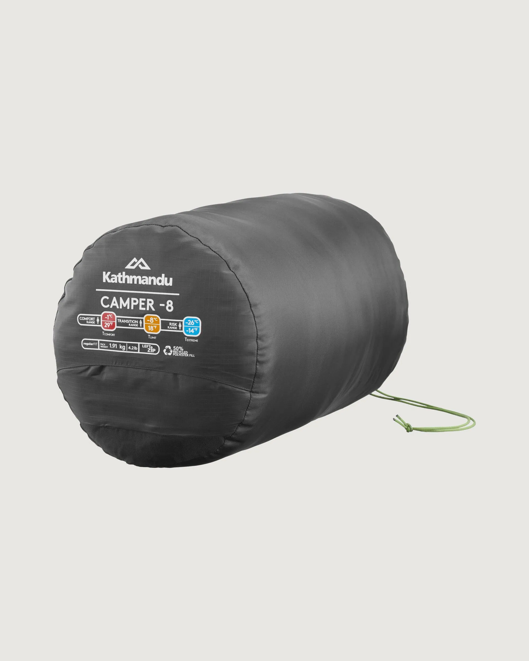 Camper Sleeping Bag - 8 - Granite