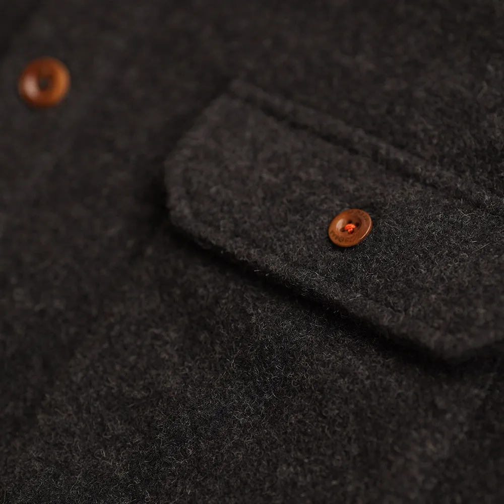 Womens Merino Blend Mountain Shirt (Smoke)